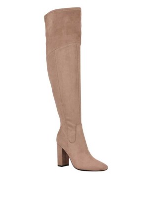 Beige Guess Mireya Over-The-Knee Women's Boots | 1690-FCIJS