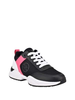 Black Brown Guess Bridell Quattro-G Women's Sneakers | 4795-AOVTX