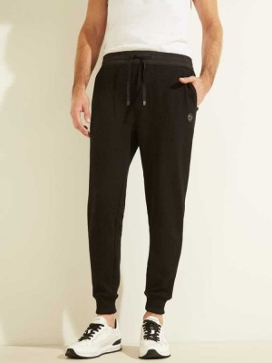 Black Guess Alpine Performance Men's Joggers | 8351-NFZSR