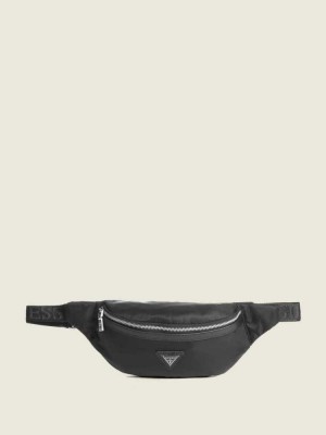 Black Guess Certosa Men's Belt Bags | 2743-FJVNY