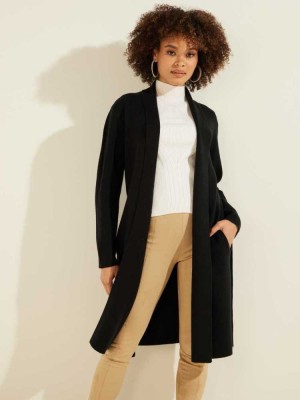 Black Guess Clarissa Cardigan Women's Sweaters | 3201-MYRUW