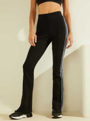 Black Guess Eco Alaina Flare Women's Pants | 7540-GRFKW
