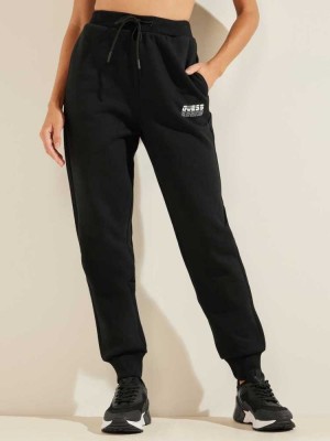 Black Guess Eco Alisha Logo Women's Joggers | 4198-BKIZO