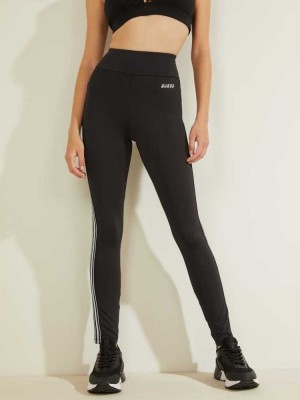 Black Guess Ethel Women's Leggings | 3947-IOBNR