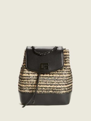 Black Guess Kimi Women's Backpacks | 8351-SIYNG