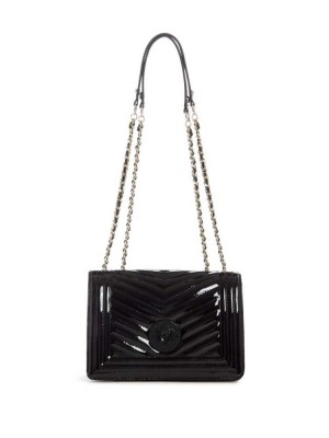 Black Guess Lida Convertible Women's Crossbodies | 9318-DRYXK