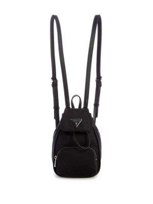 Black Guess Little Bay Mini Women's Backpacks | 0946-IRCGM