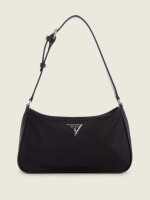 Black Guess Little Bay Women's Shoulder Bags | 8612-YEPMV