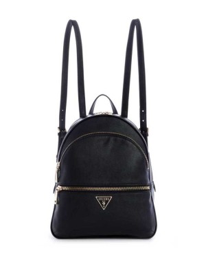 Black Guess Manhattan Large Women's Hats | 2640-PNREF