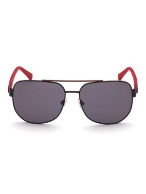 Black Guess Marlon Navigator Men's Sunglasses | 1340-TYRSC