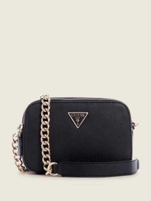 Black Guess Noelle Camera Women's Crossbodies | 4250-AZGBP
