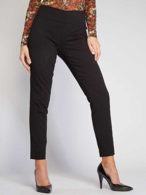 Black Guess Olivia Skinny Women's Pants | 3079-ZPJGD