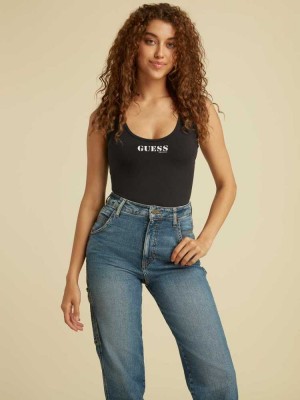 Black Guess Originals Kit Women's Bodysuit | 0415-DCGFV