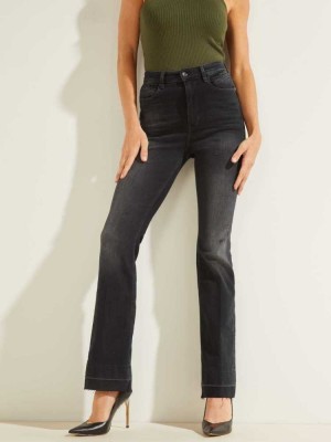 Black Guess Pop '70s Bootcut Women's Jeans | 8427-QAWYL