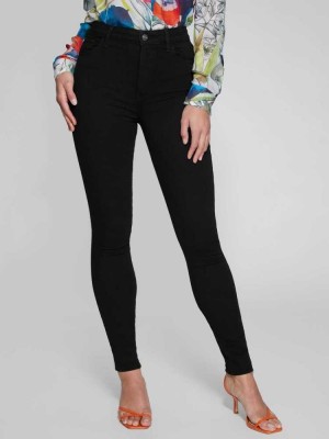Black Guess Stiletto 97 Skinny Women's Jeans | 8705-LPAHT