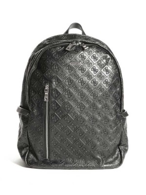 Black Guess Vezzola Quattro G Men's Backpacks | 5268-SWAFK