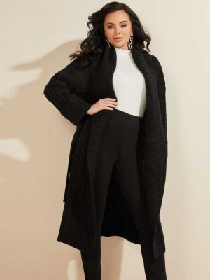 Black Guess Xian Women's Cardigan | 2537-IYVUR