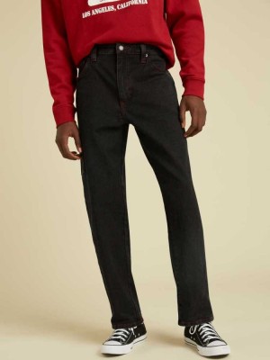 Black Wash Guess Originals Carpenter Men's Jeans | 6715-GHFBV