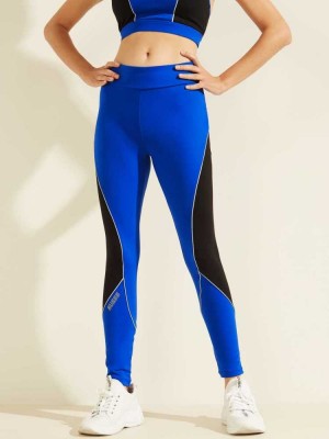 Blue Black Guess Doreen Women's Leggings | 7513-VUACH