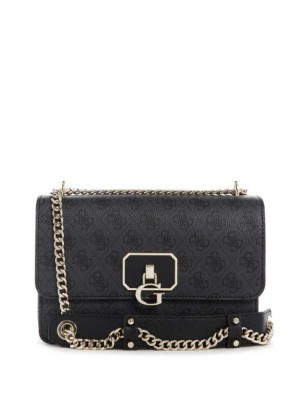 Blue Flower Guess Alisa Convertible Women's Crossbodies | 8960-YJTGO
