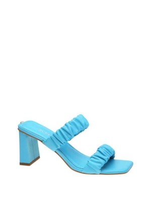 Blue Guess Aindrea Heeled Mules Women's Heels Shoes | 4396-ZPOJF