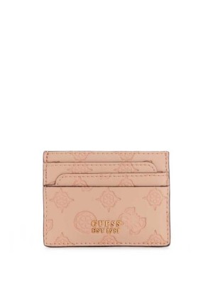 Blue Guess Bea Card Holder Women's Wallets | 1452-CAUKG