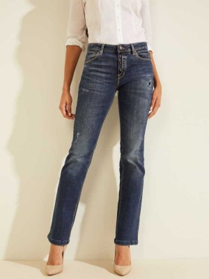 Blue Guess Eco Bootcut Sexy Women's Jeans | 3068-NETDB