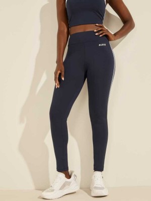 Blue Guess Ethel Women's Leggings | 2418-VMQFG