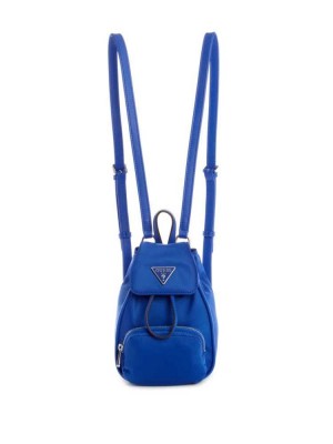 Blue Guess Little Bay Mini Women's Backpacks | 7039-MHYOG