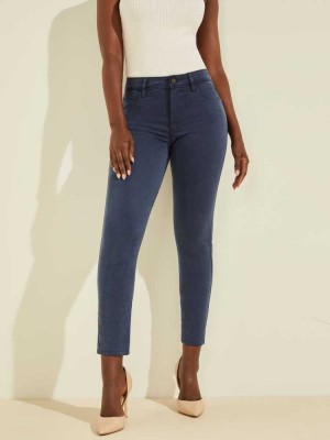 Blue Guess Pastel Sexy Curve Skinny Women's Jeans | 6421-ZIBGQ