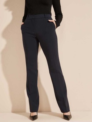 Blue Multicolor Guess Eco Genesis Trouser Women's Pants | 9613-YRHMX