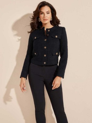 Blue Multicolor Guess Margot Women's Blazer | 2378-HRYSM