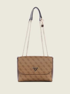 Brown Guess Cordelia Logo Convertible Women's Crossbodies | 5918-MABTK