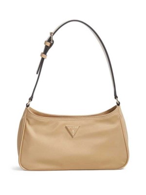Brown Guess Little Bay Women's Shoulder Bags | 6742-HDJBP