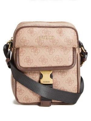 Brown Guess Vezzola Mini Women's Crossbodies | 6794-OKDEY