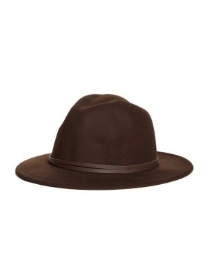 Brown Guess Vickie Wide Brim Women's Hats | 2093-ALEHK