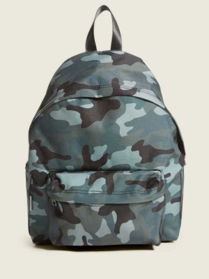 Camo Multicolor Guess Vice Round Women's Backpacks | 5784-NKSXP