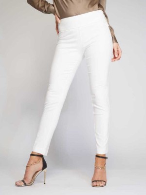Cream Guess Olivia Skinny Women's Pants | 0819-QOSYW