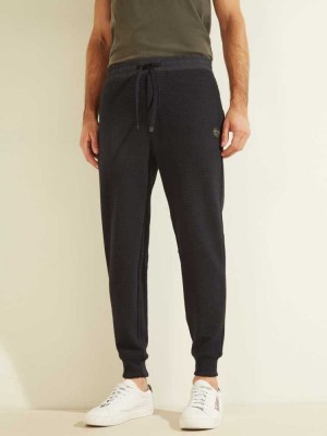 Dark Blue Guess Alpine Performance Men's Joggers | 3895-CFLMB
