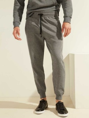 Dark Grey Guess Eco Roy Men's Joggers | 8017-HQUKW