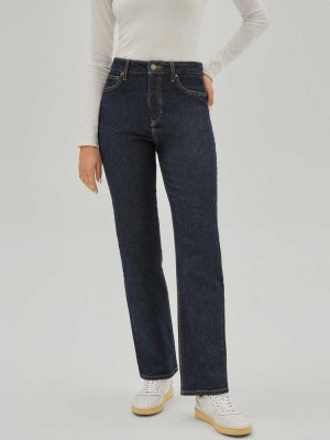 Dark Wash Guess Originals Mom Women's Jeans | 3746-RGYSL
