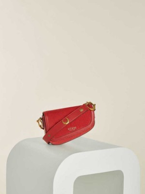 Deep Royal Guess G-Dream Corduroy Flap Women's Shoulder Bags | 8173-ROSXK