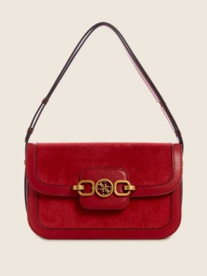 Deep Royal Guess Hensely Convertible Women's Shoulder Bags | 0362-ZAJSK