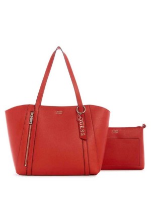 Deep Royal Guess Naya Women's Totes | 4032-MRUQW