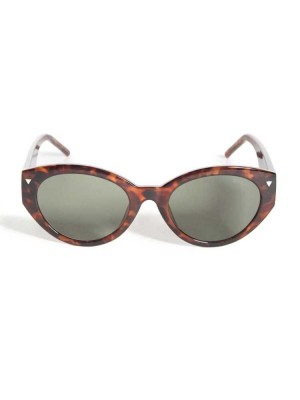 Flower Brown Guess Originals x Anna Nicole Smith Women's Sunglasses | 8359-SFVEL