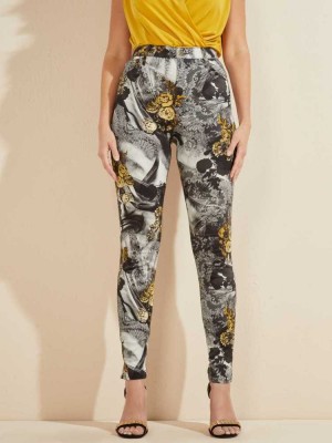 Gold Rose Guess Golden Rose Stiletto No. 97 Women's Jeans | 1956-AMNXU