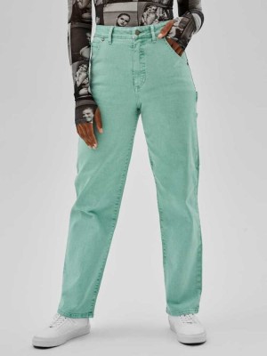 Green Blue Guess Originals x Anna Nicole Smith Cargo Women's Jeans | 3578-BMANW