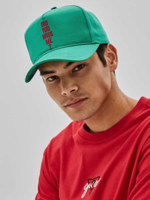 Green Blue Guess Originals x Anna Nicole Smith Miss Me Men's Hats | 4961-DWNET