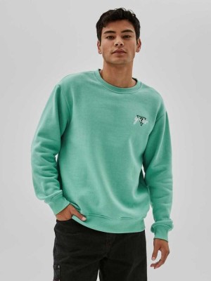 Green Blue Guess Originals x Anna Nicole Smith Men's Sweatshirt | 5214-YHOBS