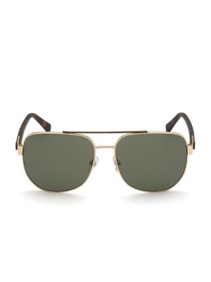Green Gold Guess Marlon Navigator Men's Sunglasses | 4381-TKEJV